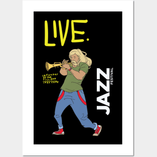 Live Jazz Posters and Art